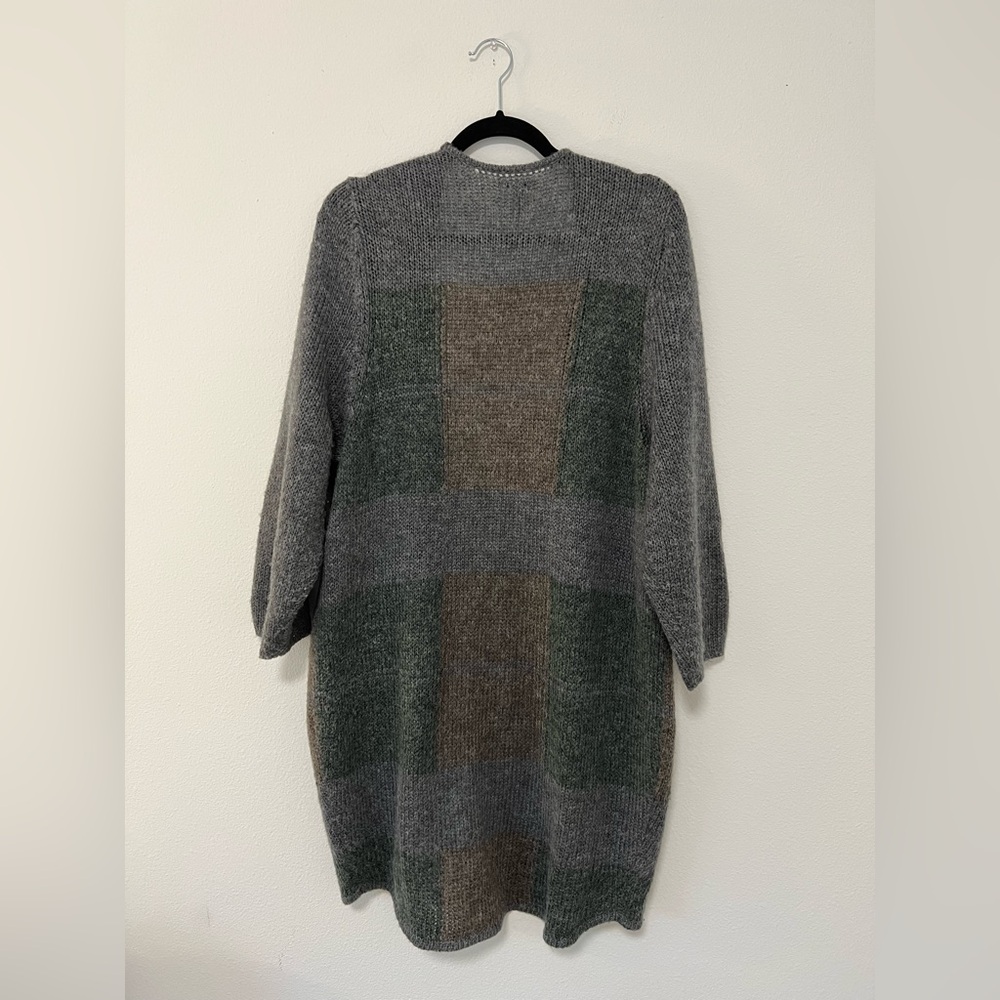 Halogen Color-Block Open Cardigan - Picture 4 of 6